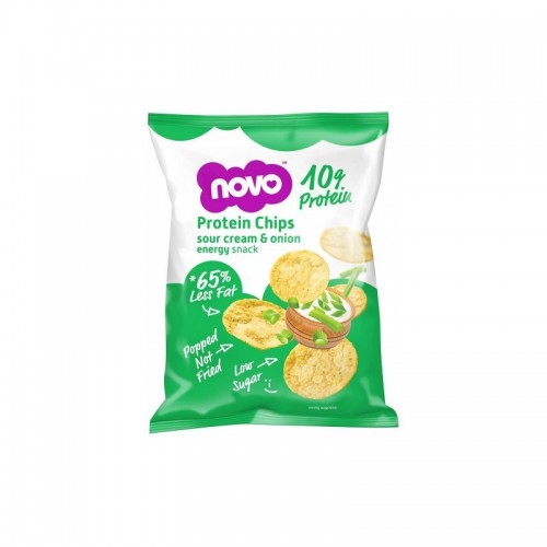 PROTEIN CHIPS CEBOLLA Y CREMA AGRIA NOVO NUTRITION