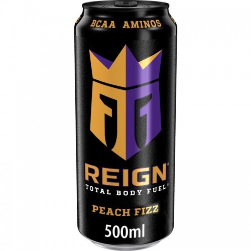 Reign peach fizz bebida energética lata 500 ml