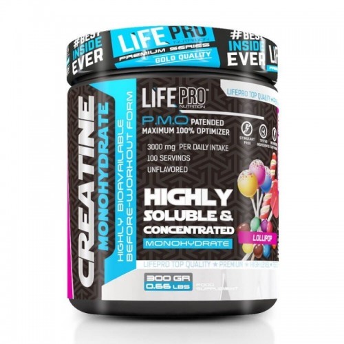 Creatina Monohidrato Lollipop 300 g Life Pro
