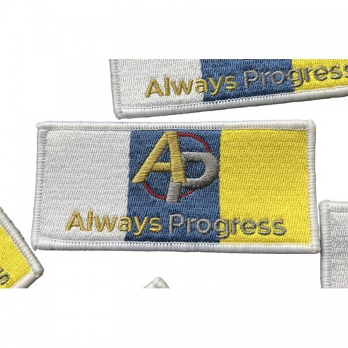 Parche bordado velcro Always Progress