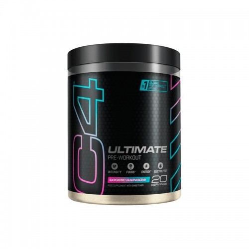 Pre-Work C4 Ultimate sabor Cosmic Rainbow, 20 Servicios - Cellucor